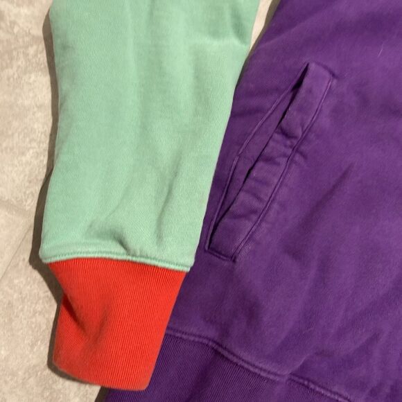 Teddy Fresh Color Block Pastel‎ Hoodie  Mens Size Large - Picture 4 of 12